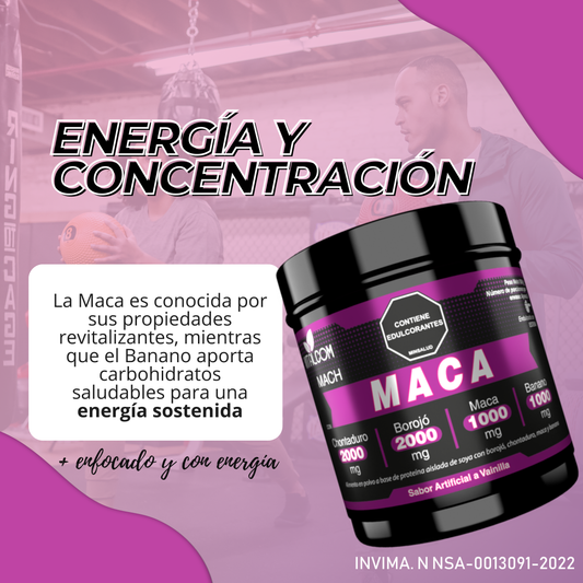 MACA EN POLVO (Sabor a Vainilla) 500g